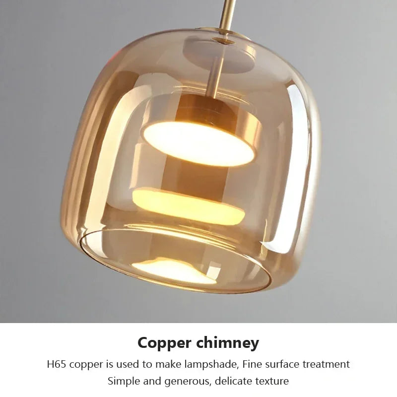 Nordic LED Glass Pendant Lights