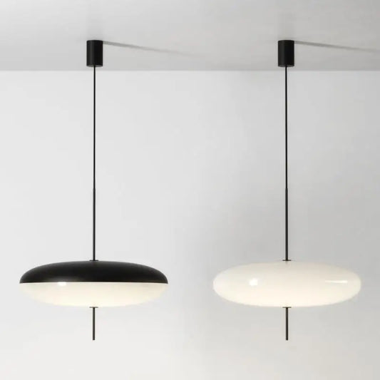 50cm Black+White Modern Flying Saucer Pendant Light