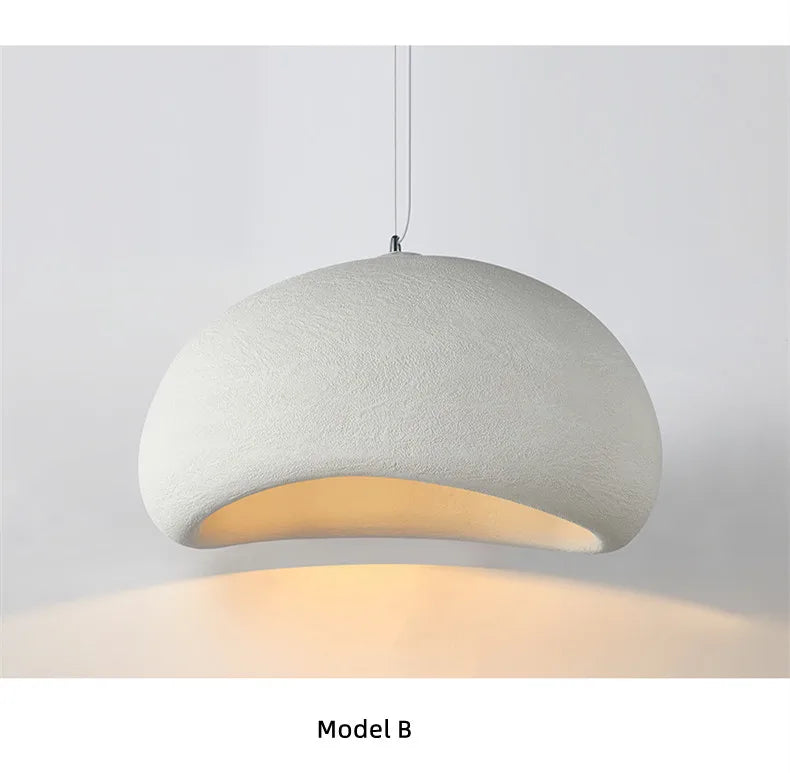 Wabi Sabi LED Pendant Lights for Living Dining Room Bedroom Restaurant Loft Decor Hanging Chandelier Art Suspension Luminaire