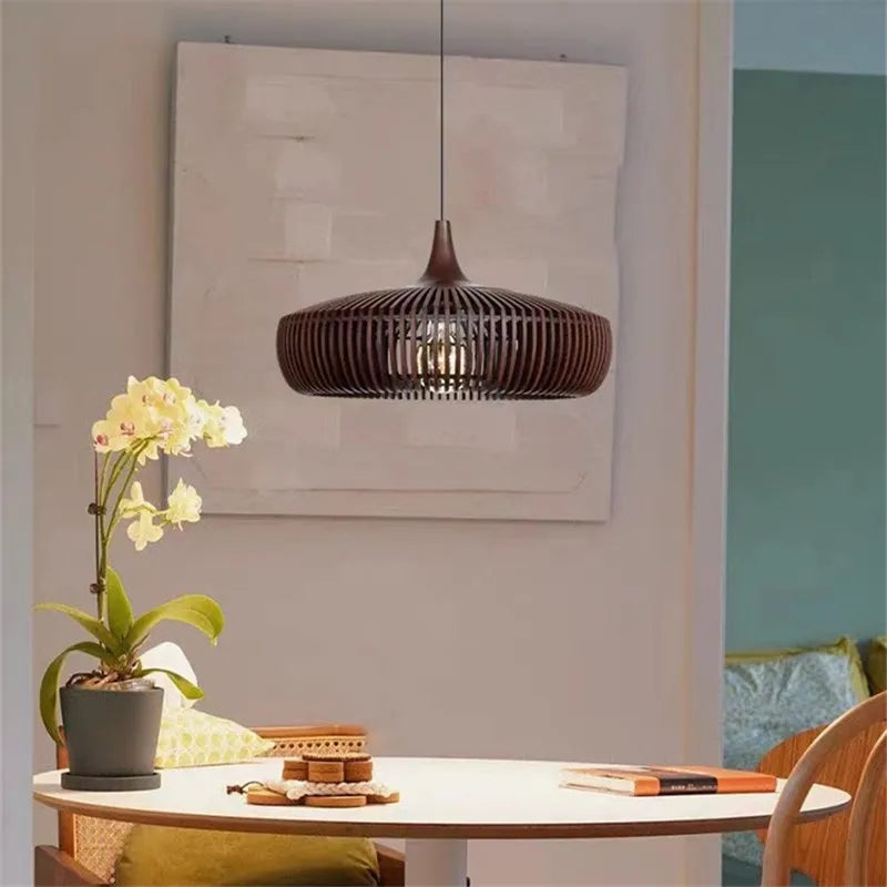 Clava Log Wood Pendant Lamp