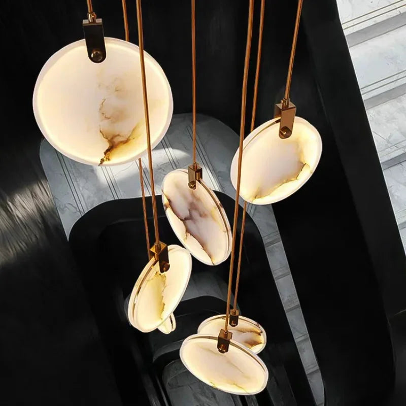 Modern Marble LED Pendant Lamp