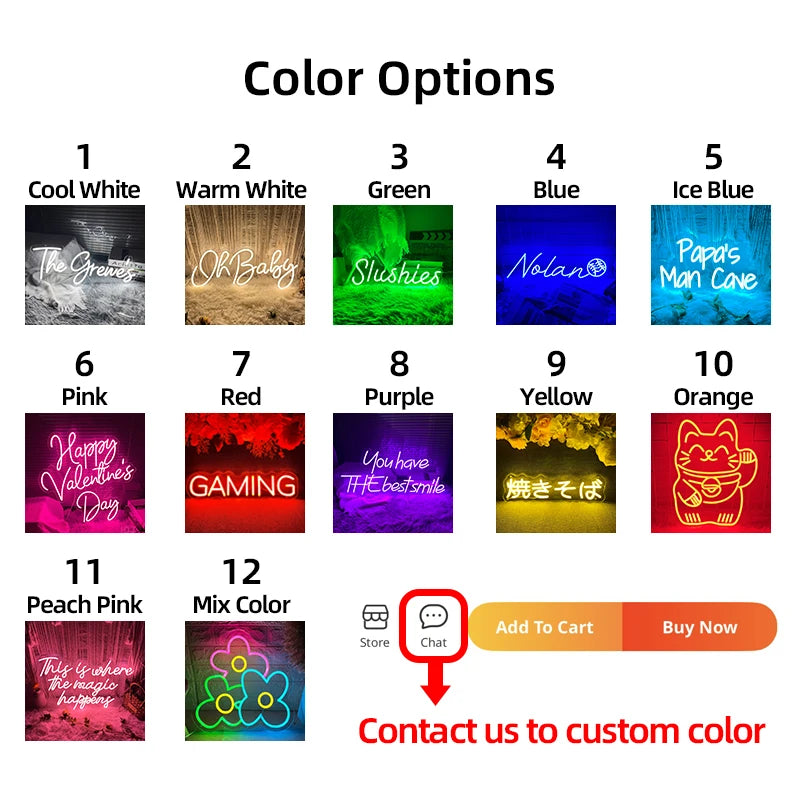 Custom Neon Sign LED Light
