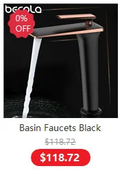 Becola Basin Sink Bathroom Faucet Deck Mounted Hot Cold Water Basin Mixer Taps Brush Golden Matte Black Lavatory Sink Tap Crane