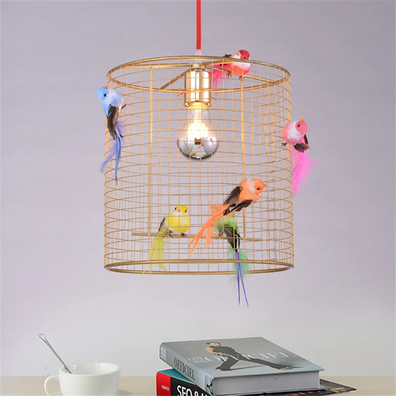 Pendant Lamp Creative Bird Cage Light
