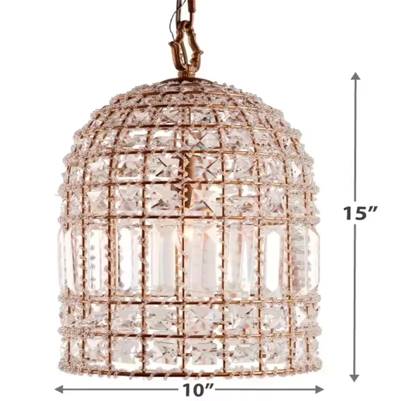 Tanaro Pendant Lamp Retro Vintage Royal Empire crystal light E27 For Living Room Bedroom Bathroom Hotel dining hanging lights