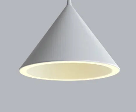 Modern Led Pendant Light Fixture With Aluminum Lampshade For Diningroom Cafe Bar Restaurant Nordic Cone Hanging Lamp Lampadario