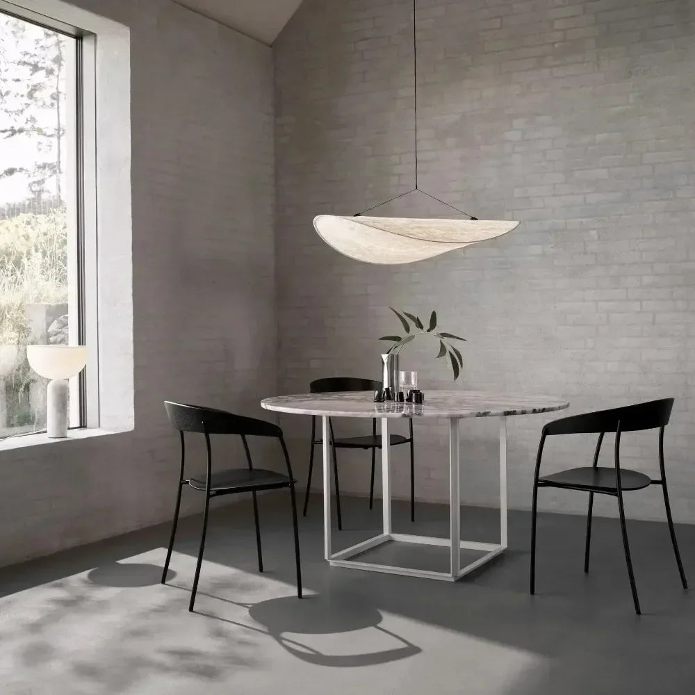 Modern LED Silk Pendant Lamp Nordic Creative Ceiling Pendant Restaurant Living Room Lighting Home Decoration Fabric Pendant Lamp