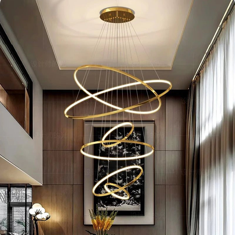 Nordic Stainless Steel Chandelier