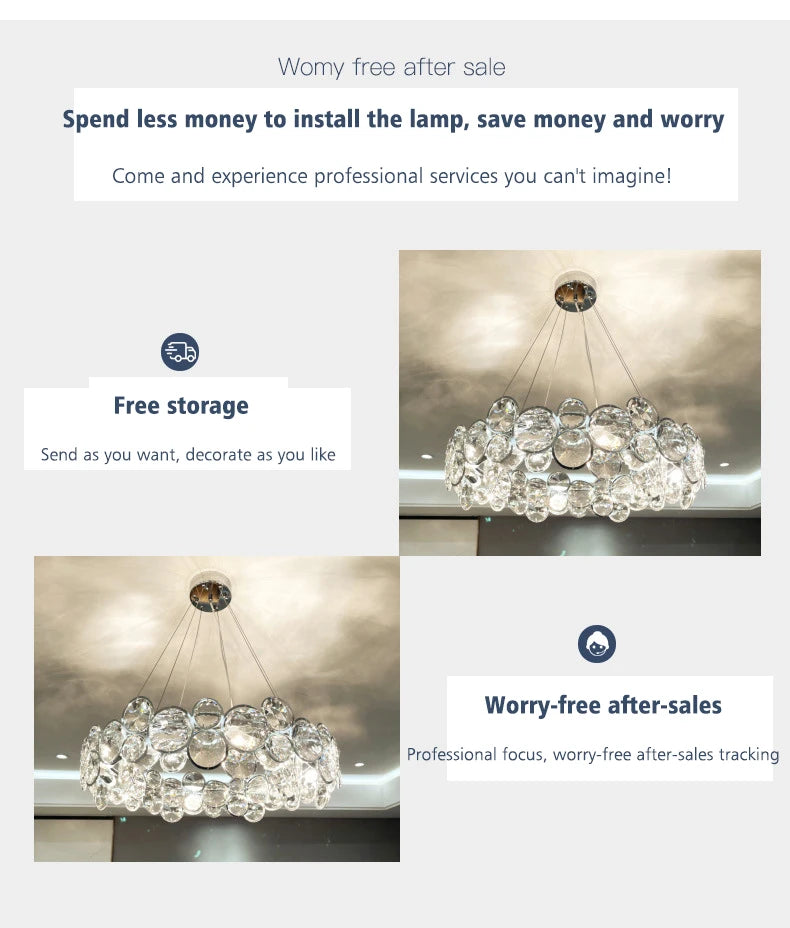 New Modern Luxury K9 Crystal Chandeliers