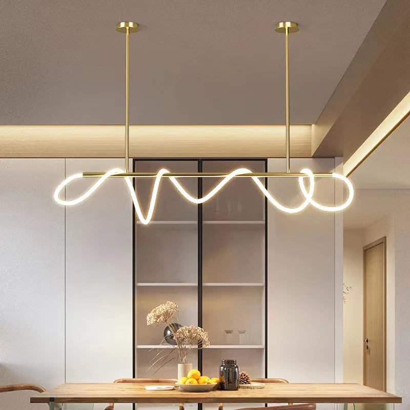 LED Long Strip Designer Light 200CM Chandelier