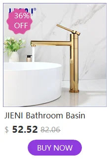 JIENI Black Chrome Lavatory Bathroom Faucet Wall Mount Sensor Faucet Automatic Free Touch Sensor Bathroom Sink Mixer Tap Faucet
