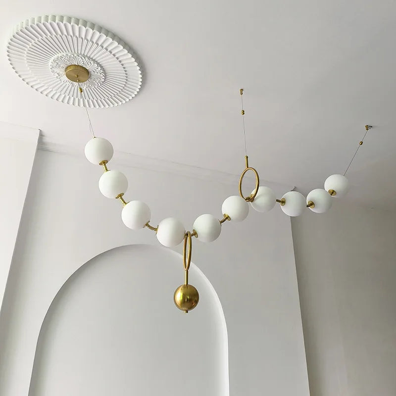 Necklace Glass Ball Pendant Hanging Light
