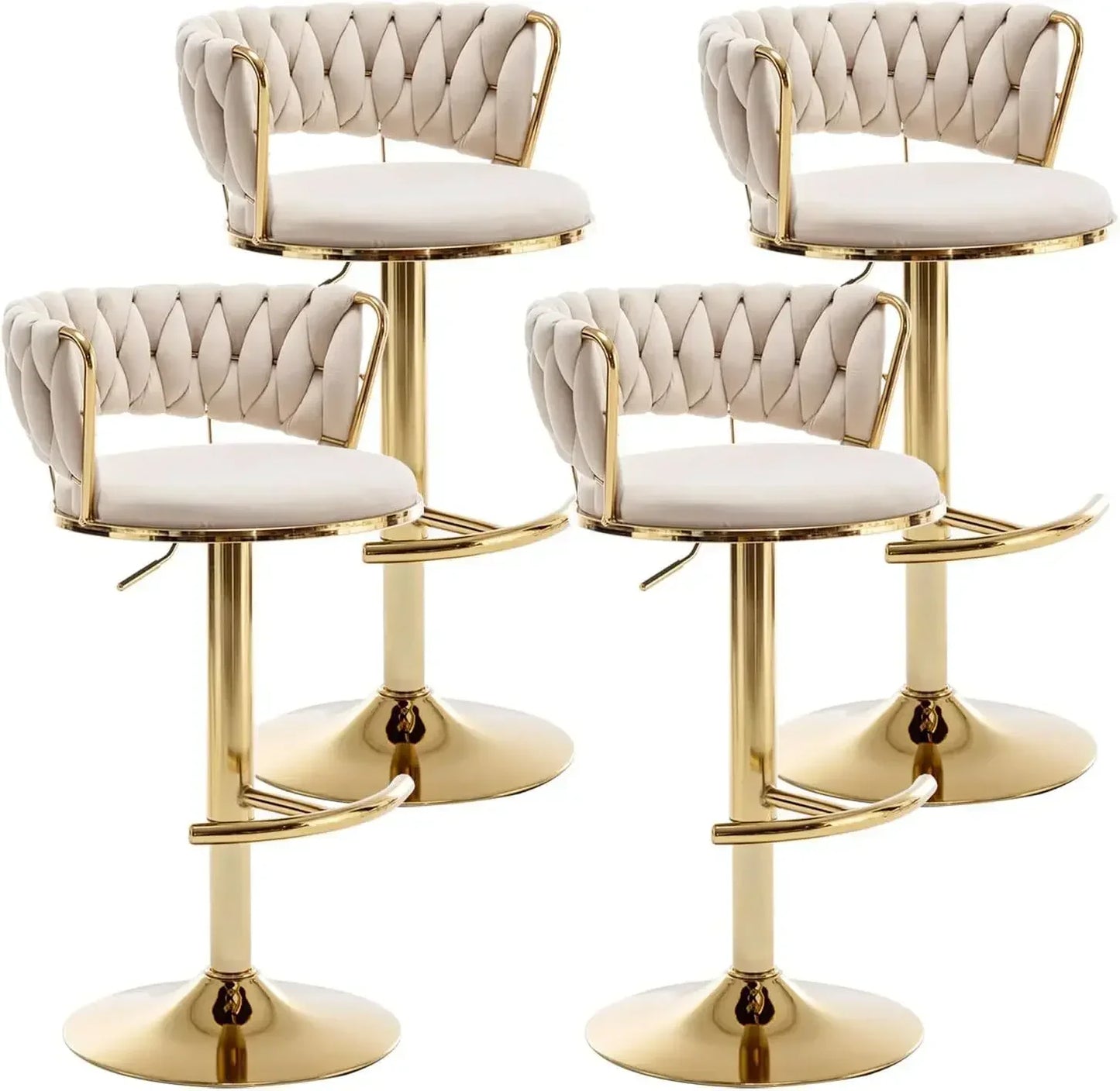Modern Black Uphosltered Bar Stool