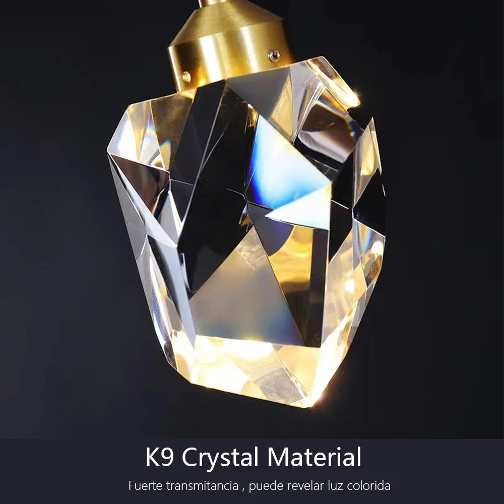 Nordic LED Crystal Hanging Lamp