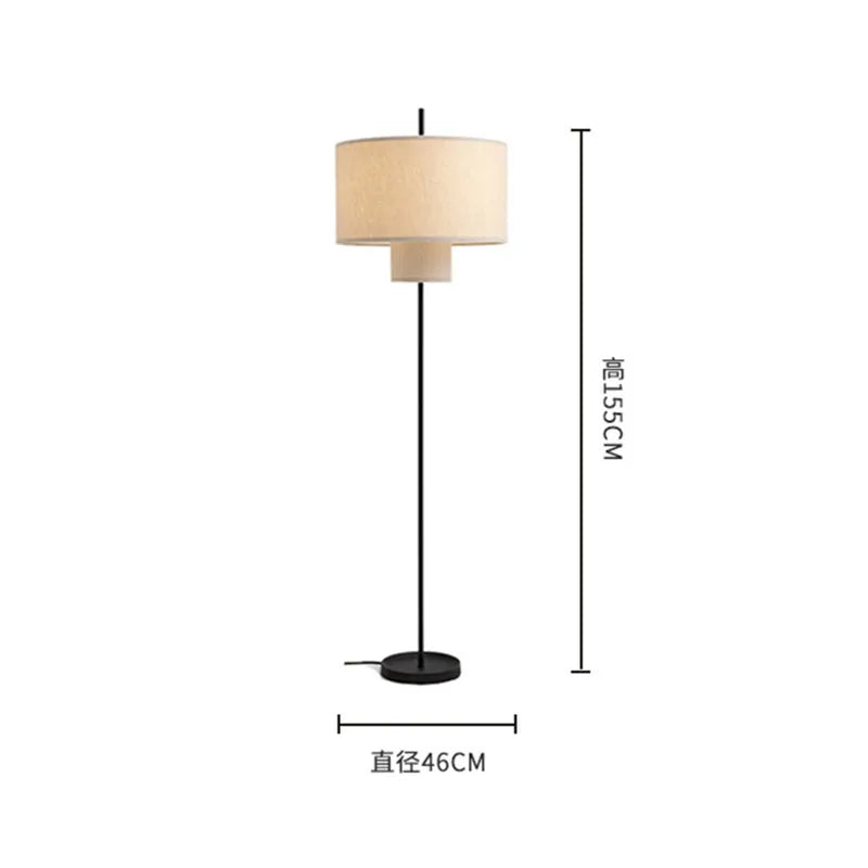 Margin Pendant Japanese Linen Cloth Lamp