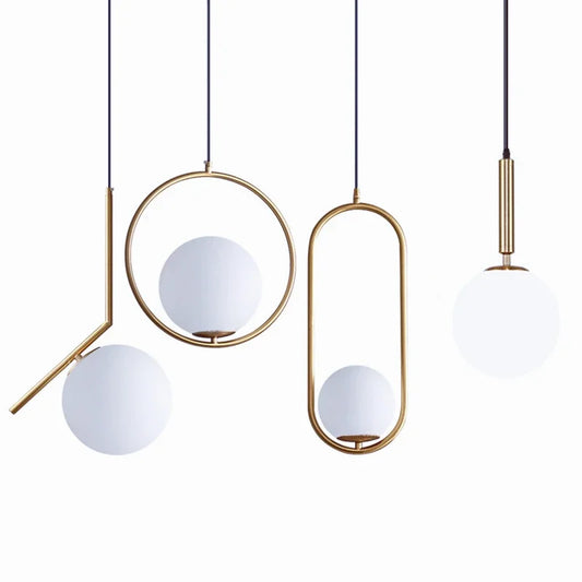 Modern Glass Ball Pendant Lights