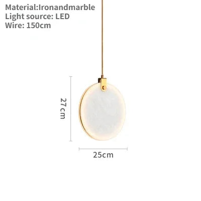 Modern Marble LED Pendant Lamp