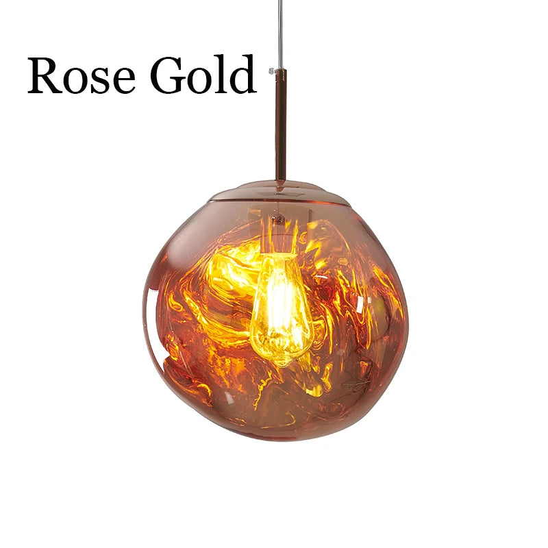 Nordic Lava Lamp LED Pendant Lights Modern Light PVC Lighting Living Room Indoor Decor Home Fixtures Loft Kitchen Hanging Lamp