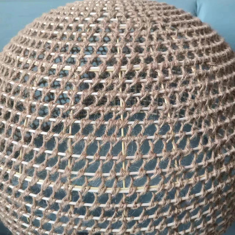 Asian Style Vintage Hemp Rope Pendant Light