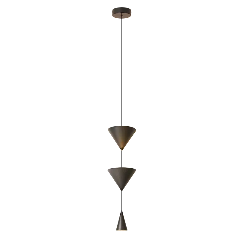 Hanging Lamp Decoration for Living Room US Plug Long Wire Design Led Pendant Lights Geometric Pendant Bedside Light Fixture