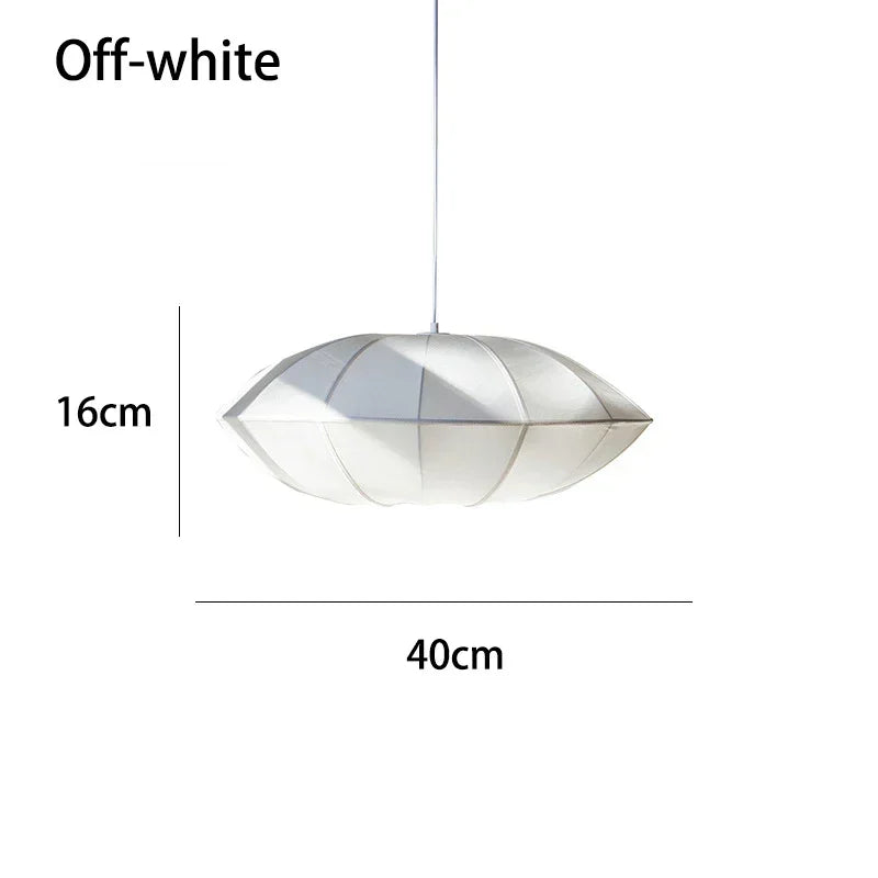 Vintage Danish Pendant Lamp rustic fabric E27 Colth Hanging Light for Living Room dining room Bedroom