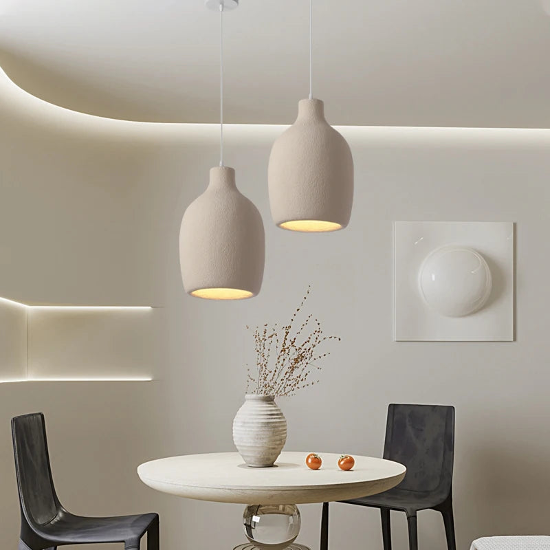 Modern Wabi-Sabi Minimalist LED Pendant Light Chandelier