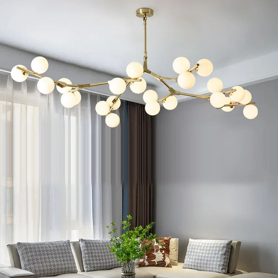 Modern Tree Branches LED Glass Pendant Lamps
