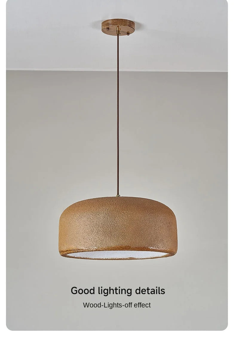Nordic Bar Wabi Sabi E27 LED Pendant Lamp Loft Minimalism LED Pendant Lamp Cord Pendant Lamp for Bar Restaurant Lamp Lights