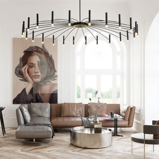 Nordic Chandelier Modern LED 12/24 Adjustable Lights