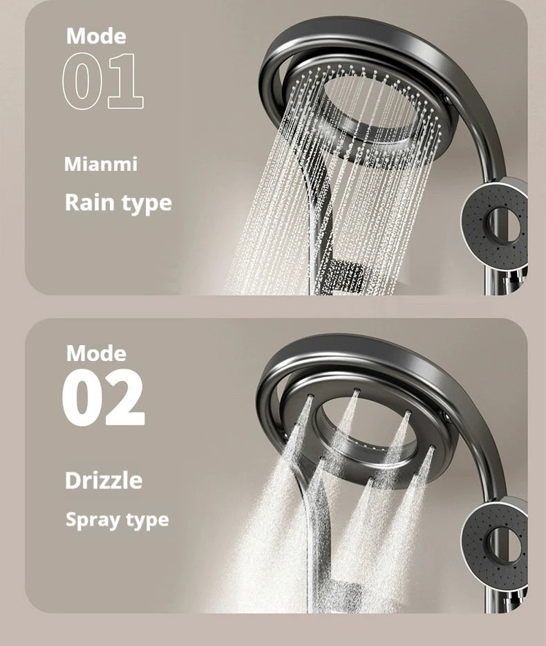 Smart Shower Set with Digital Display LED Atmosphere Light