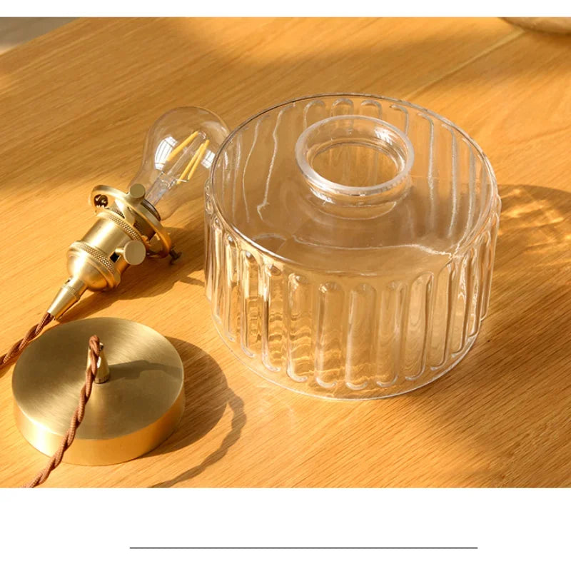 Vintage Glass LED Pendant Light Vintage Lighting
