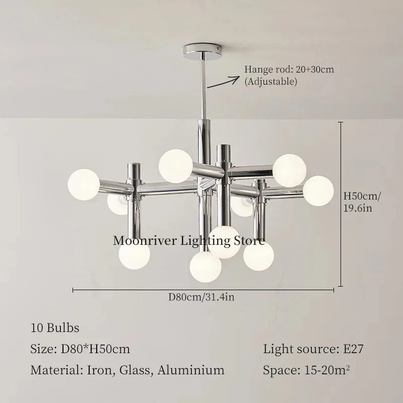 Bauhaus Glass Hanging Lamps