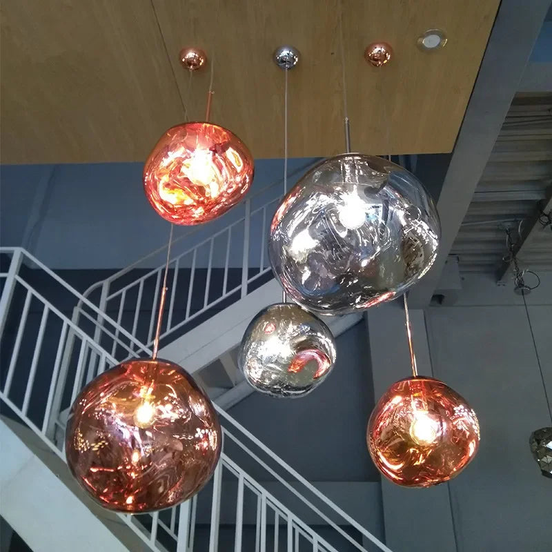 Nordic Lava Glass Chandelier