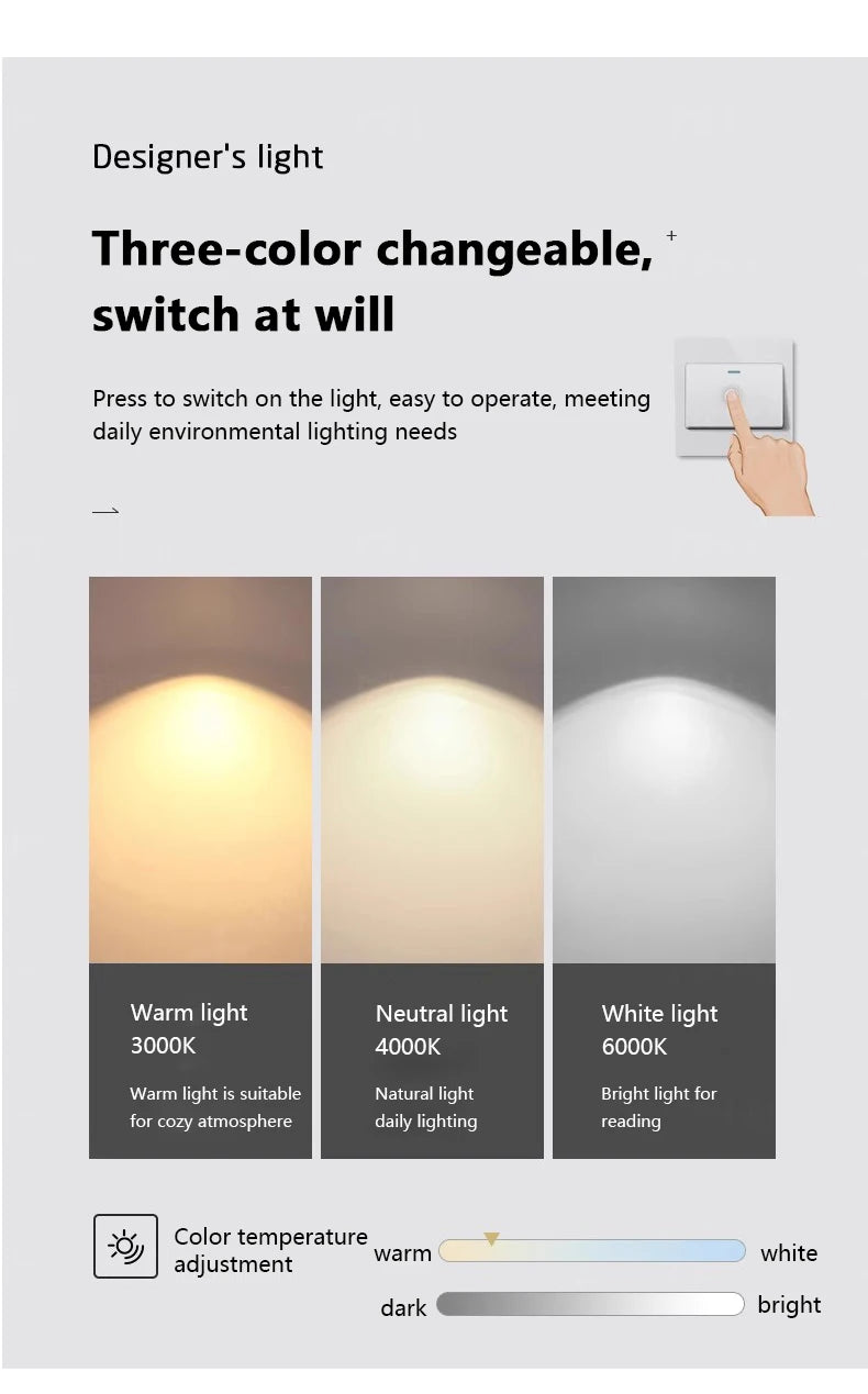 Modern Minimalist Semicircular Ring Led Chandelier For Lighting Living Dining Room Pendant Light Bedroom Hanging Lamp Luminarias