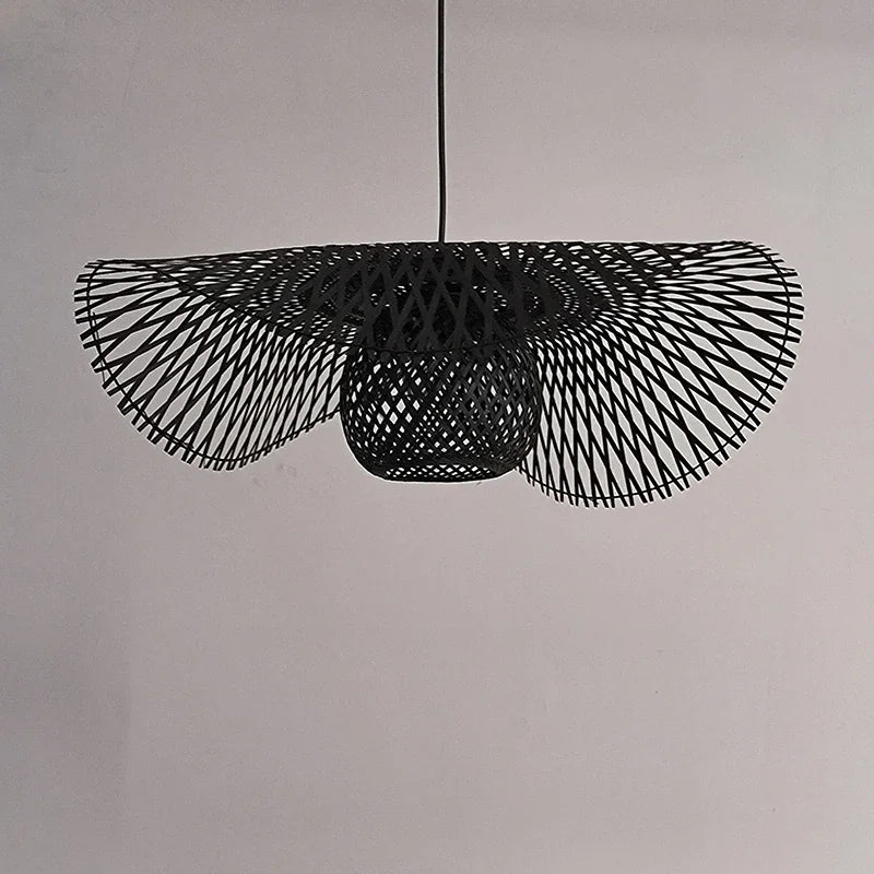 New Chinese Style Bamboo Pendant Lights Creative Tatami Lights Lamp for Dining Room Restaurant Hanglamp E27 Suspension Luminaire