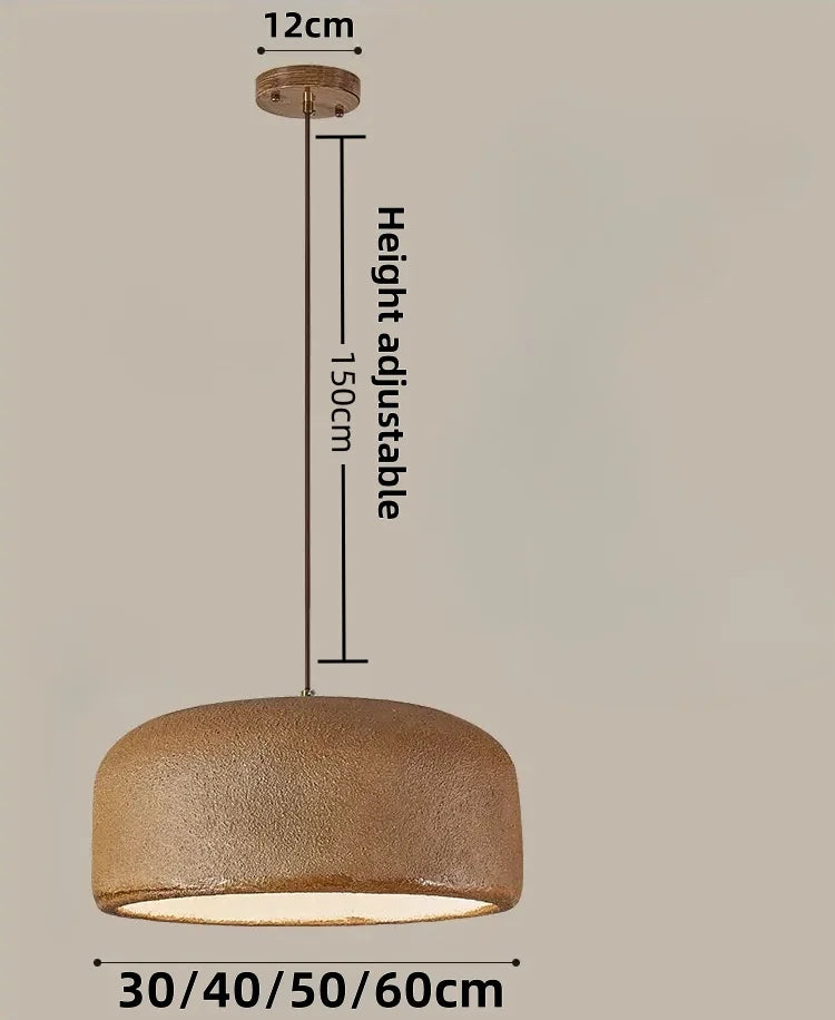 Nordic Bar Wabi Sabi E27 LED Pendant Lamp Loft Minimalism LED Pendant Lamp Cord Pendant Lamp for Bar Restaurant Lamp Lights