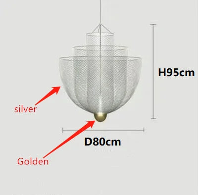 Meshmatics Chandelier LED Birdcage Light