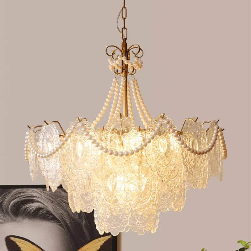 French Light Luxury Crystal Chandelier