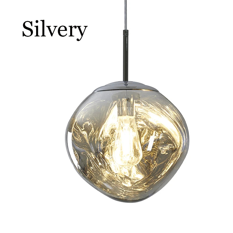 Nordic Lava Lamp LED Pendant Lights Modern Light PVC Lighting Living Room Indoor Decor Home Fixtures Loft Kitchen Hanging Lamp