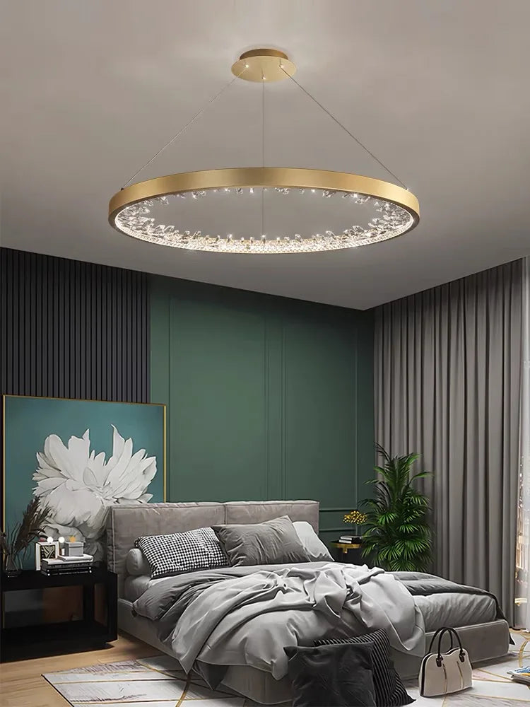 Modern Circle Rings Led Ceiling Chandelier