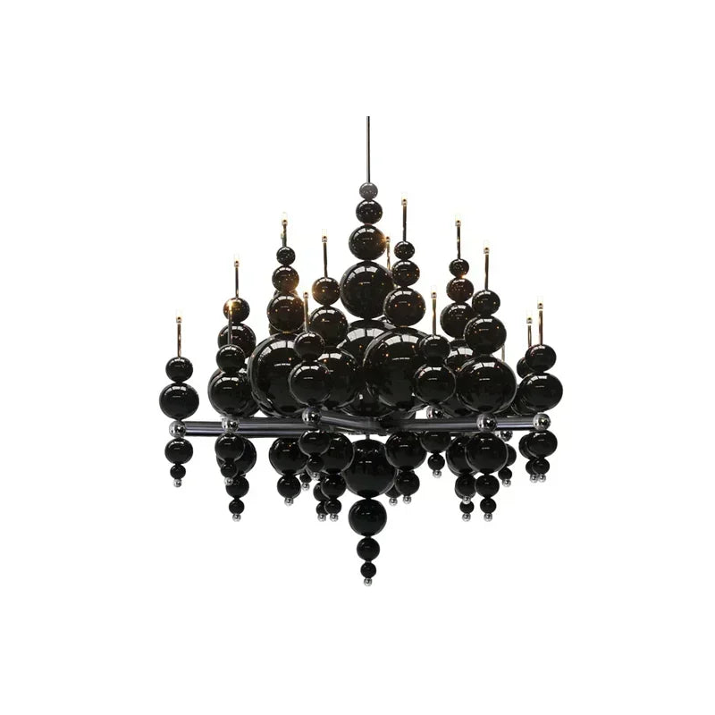 Black Metal Bubble Luxury Ceiling Pendant Lamp