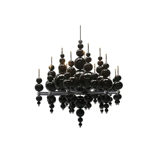 Black Metal Bubble Luxury Ceiling Pendant Lamp