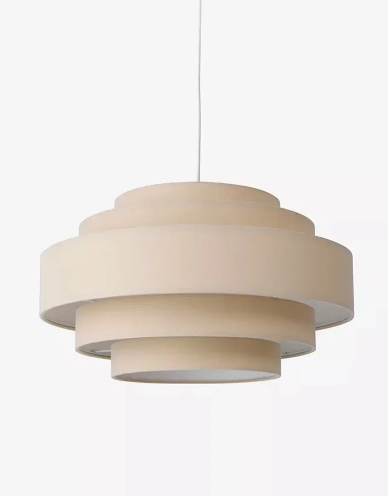 Nordic Fabric Pendant Light Wabi Sabi Led Chandelier for Living Room Bedroom Home Decor White cloth Pendant lamp