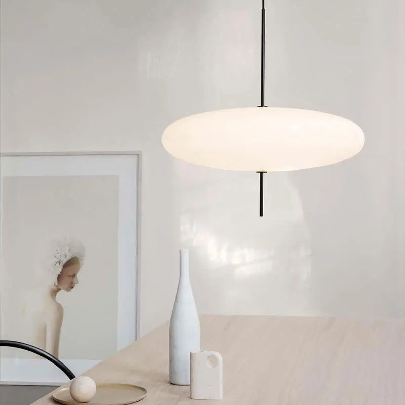 50cm Black+White Modern Flying Saucer Pendant Light