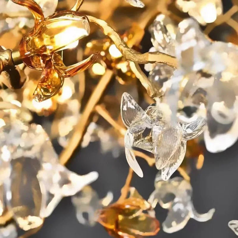 Coppe Ceiling Crystal Branch Chandeliers