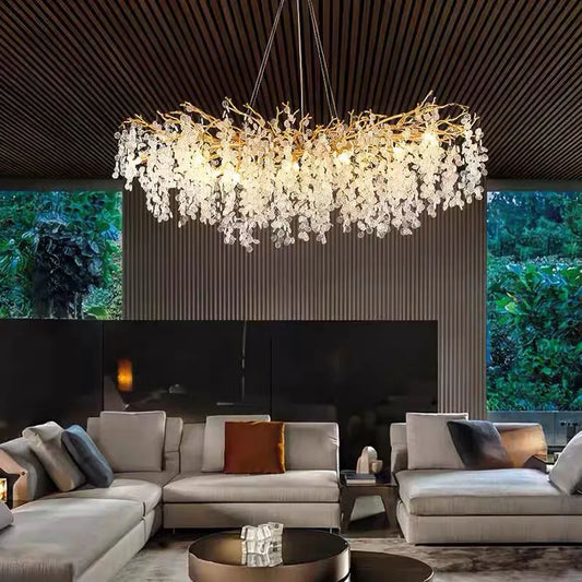 Nordic Industrial Modern Chandeliers for Living Room Dinning Hotel Hall Tree Branch Pendant Lamps Indoor Lighting Lustre Fixture