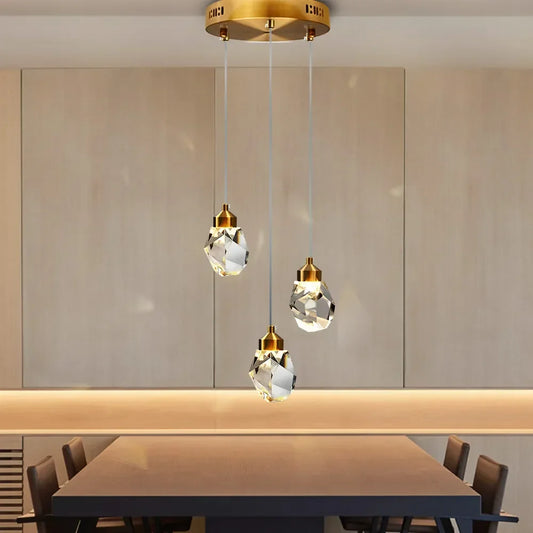 Nordic LED Crystal Hanging Lamp