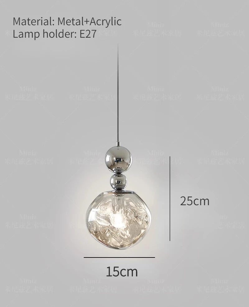 Modern Luxury Decor Pendant Lights Restaurant Bedroom Bathroom Ceiling Pendant Lamp Lava Personalized Lighting Suspension Design