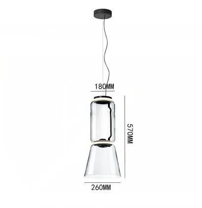 Noctambule Pendant light Nordic glass hanging light for Dining Room Designer lamp Home room decoration Noctambule Floor Lamp