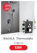 BAKALA Water Drop Hang Ceiling Faucet Bathroom Basin Bathtub Tap Solid Brass  Hot Cold Water Sink Mixer Tub Hardware